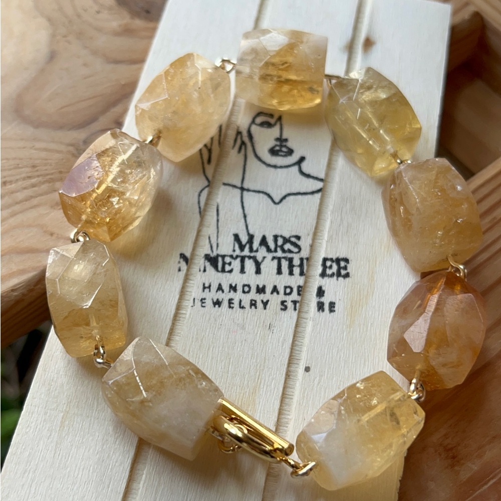 CITRINE bracelet - Picture 2 of 4